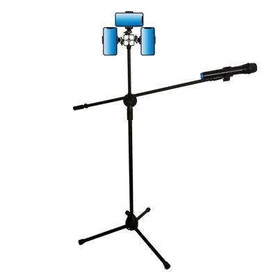 Soem-Doppelt-Weizen-Handy-Kamera-Stativ für Studio-Mikrofon