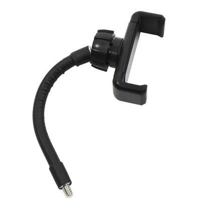360 schwarzer Handy-Halter des Grad-55-95mm für Selfie Ring Light